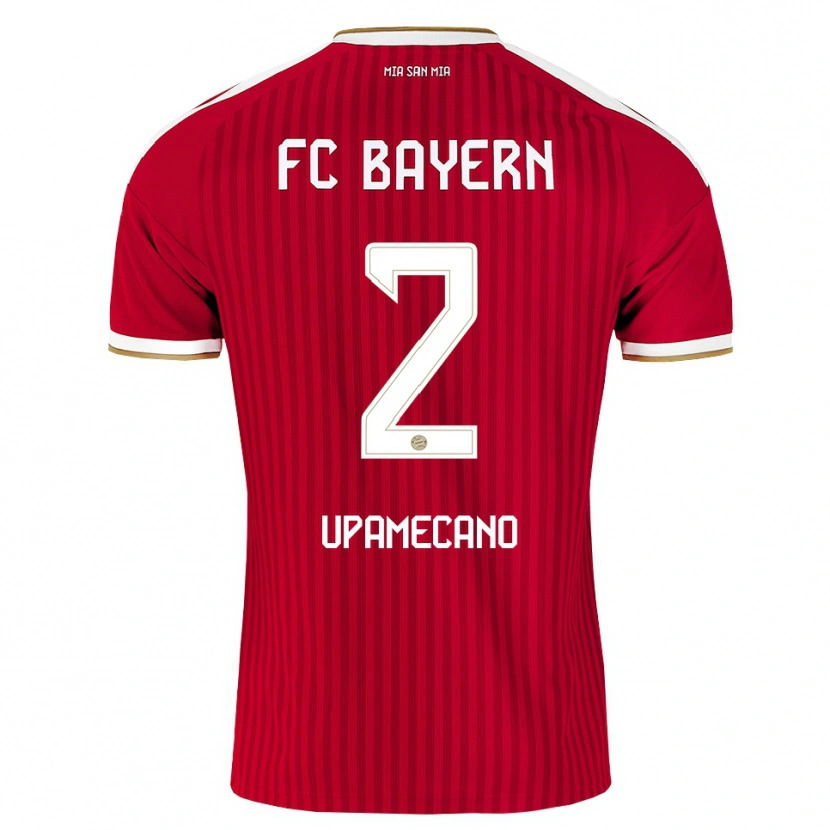 Danxen Herren Dayot Upamecano #2 Rot Weiß Blau Heimtrikot Trikot 2026/27 T-Shirt Schweiz