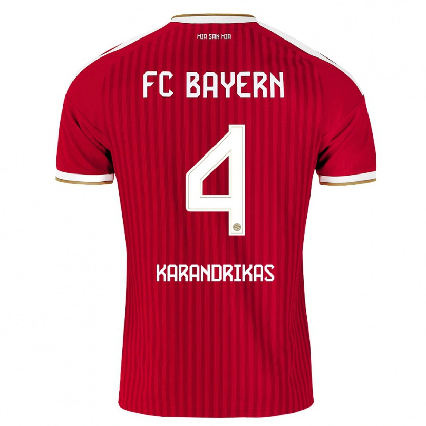 Danxen Herren Konstantinos Karandrikas #4 Rot Weiß Blau Heimtrikot Trikot 2026/27 T-Shirt Schweiz