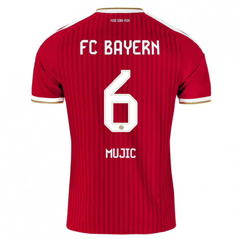 Danxen Herren Tarik Mujic #6 Rot Weiß Blau Heimtrikot Trikot 2026/27 T-Shirt Schweiz