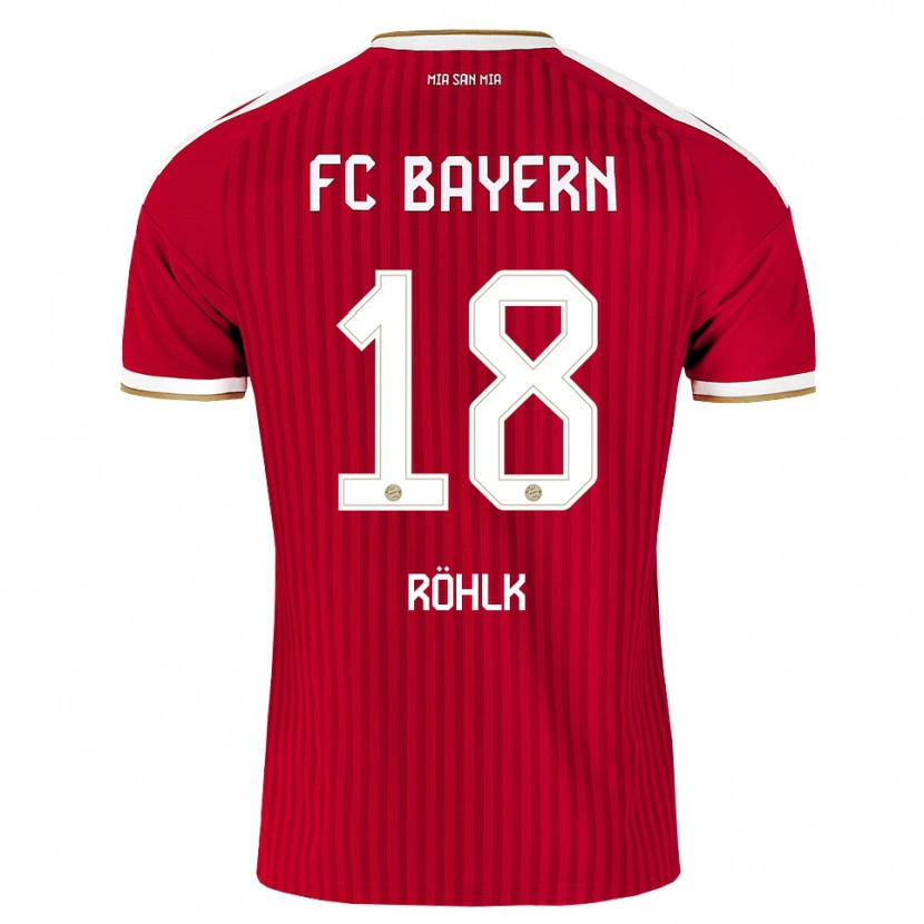 Danxen Herren Jona Röhlk #18 Rot Weiß Blau Heimtrikot Trikot 2026/27 T-Shirt Schweiz