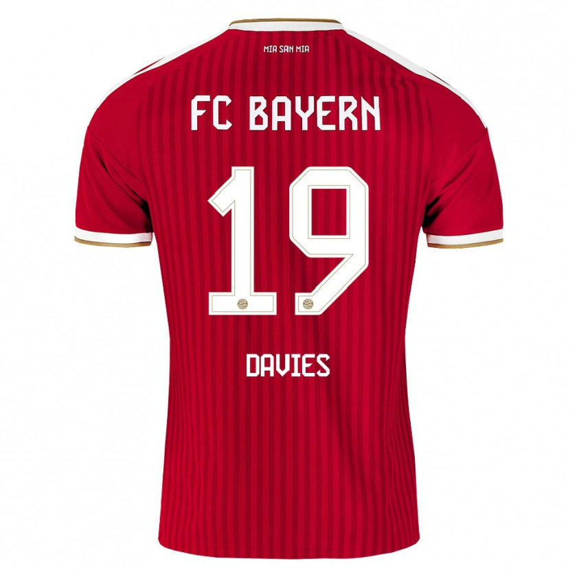 Danxen Herren Alphonso Davies #19 Rot Weiß Blau Heimtrikot Trikot 2026/27 T-Shirt Schweiz