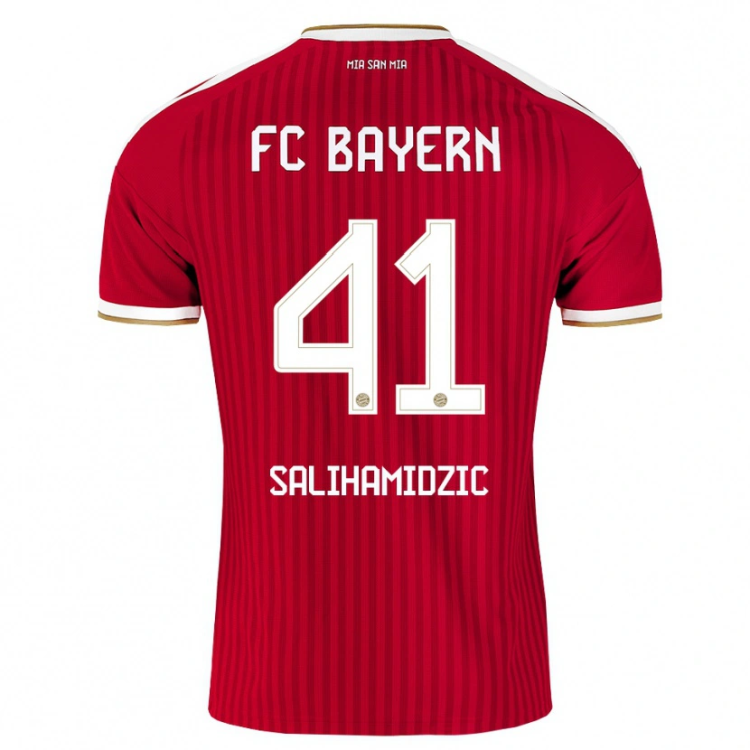 Danxen Herren Nick Salihamidzic #41 Rot Weiß Blau Heimtrikot Trikot 2026/27 T-Shirt Schweiz