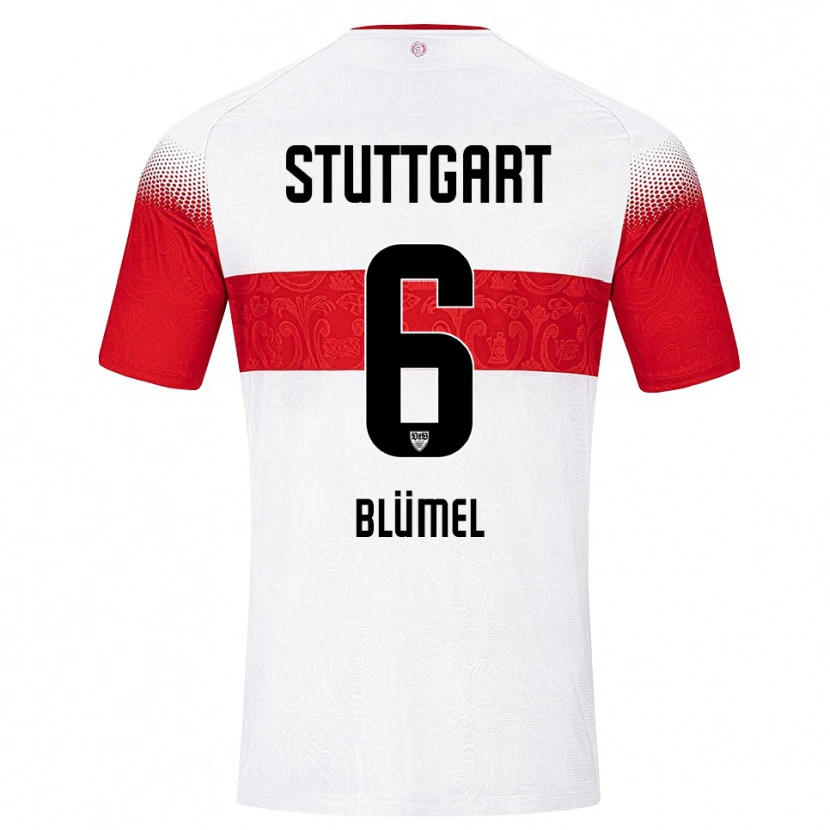 Danxen Herren Charlotte Blümel #6 Weiß Rot Gelb Heimtrikot Trikot 2026/27 T-Shirt Schweiz