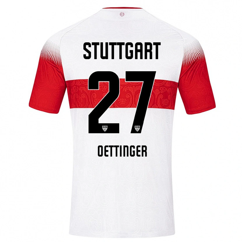 Danxen Herren Jannik Oettinger #27 Weiß Rot Gelb Heimtrikot Trikot 2026/27 T-Shirt Schweiz