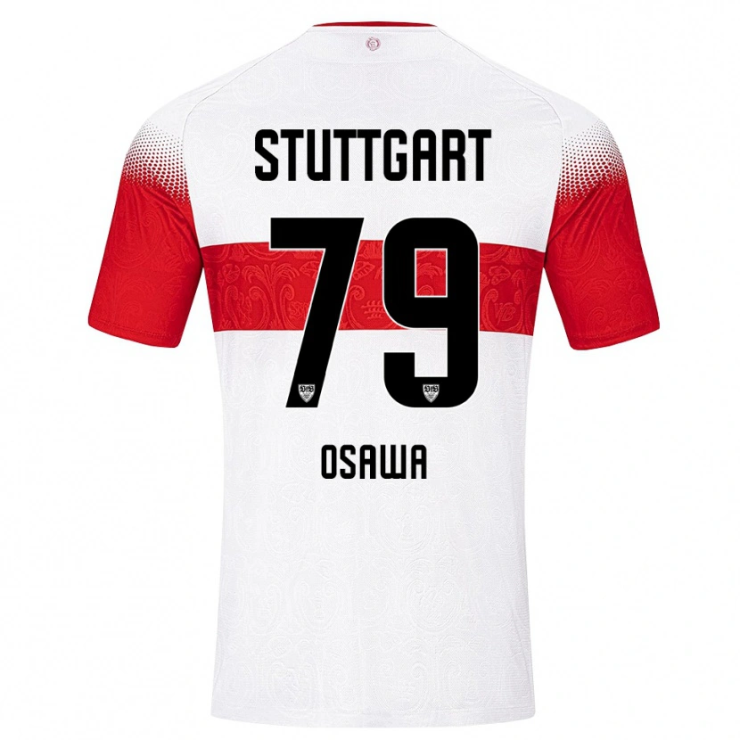 Danxen Herren Haruka Ōsawa #79 Weiß Rot Gelb Heimtrikot Trikot 2026/27 T-Shirt Schweiz