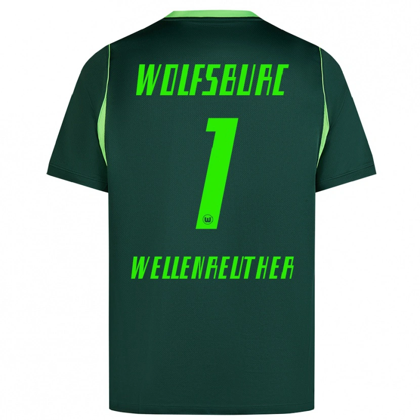 Danxen Herren Timon Wellenreuther #1 Dunkelgrün Weiß Heimtrikot Trikot 2026/27 T-Shirt Schweiz