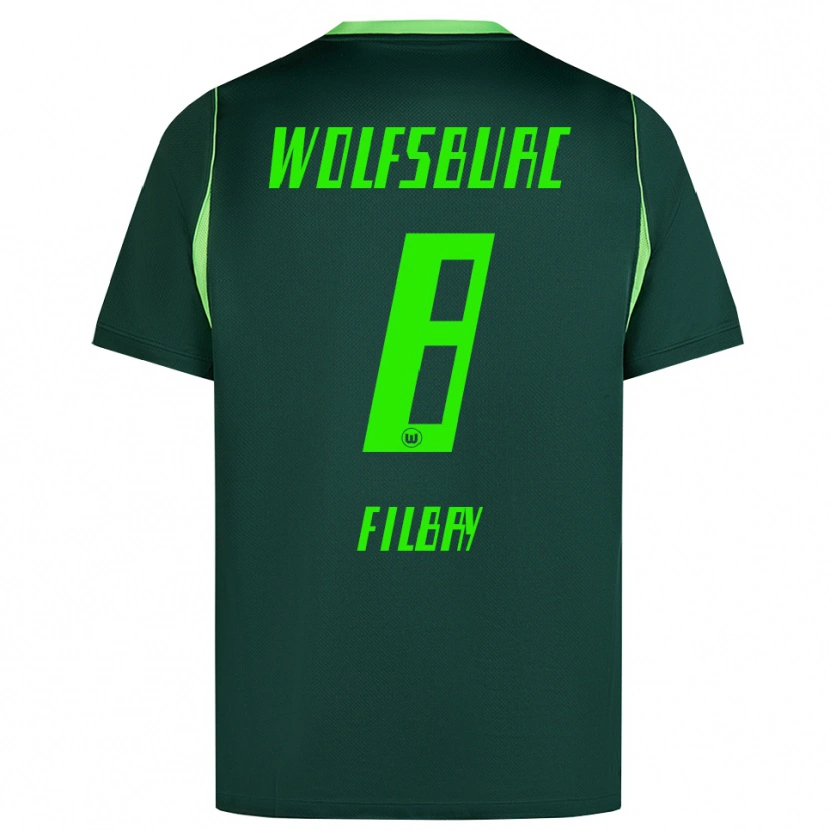 Danxen Herren Arne Filbry #8 Dunkelgrün Weiß Heimtrikot Trikot 2026/27 T-Shirt Schweiz