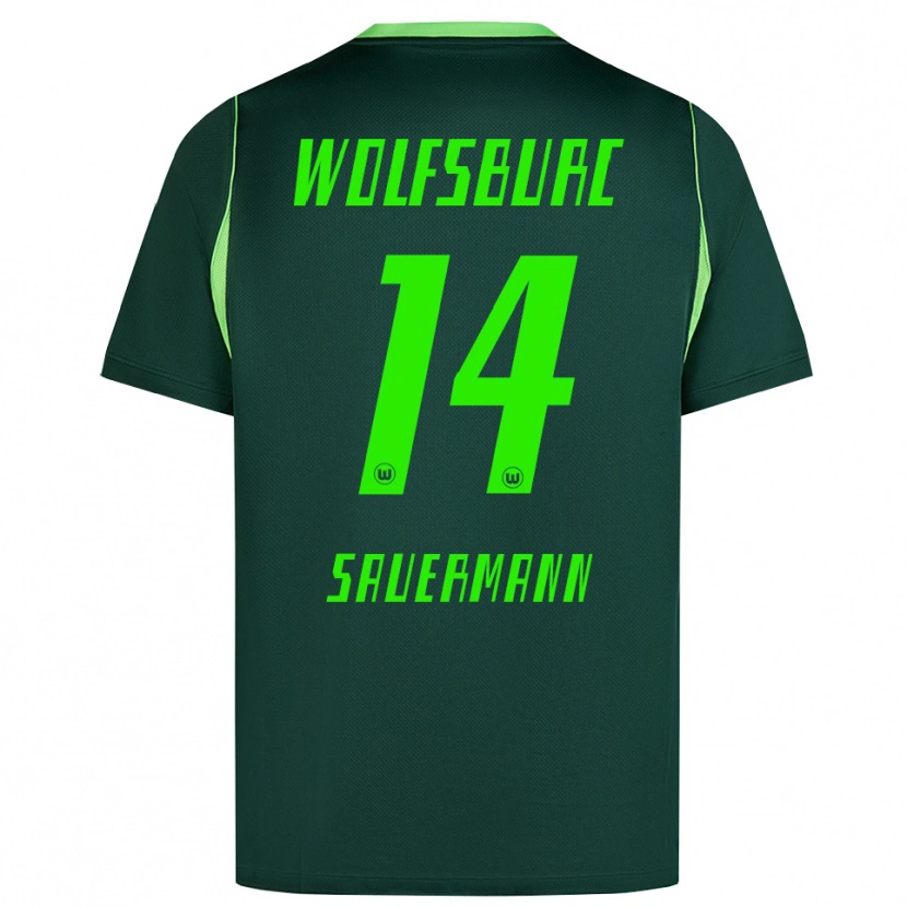 Danxen Herren Carlos Sauermann #14 Dunkelgrün Weiß Heimtrikot Trikot 2026/27 T-Shirt Schweiz