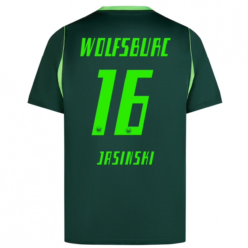 Danxen Herren Mateusz Jasinski #16 Dunkelgrün Weiß Heimtrikot Trikot 2026/27 T-Shirt Schweiz