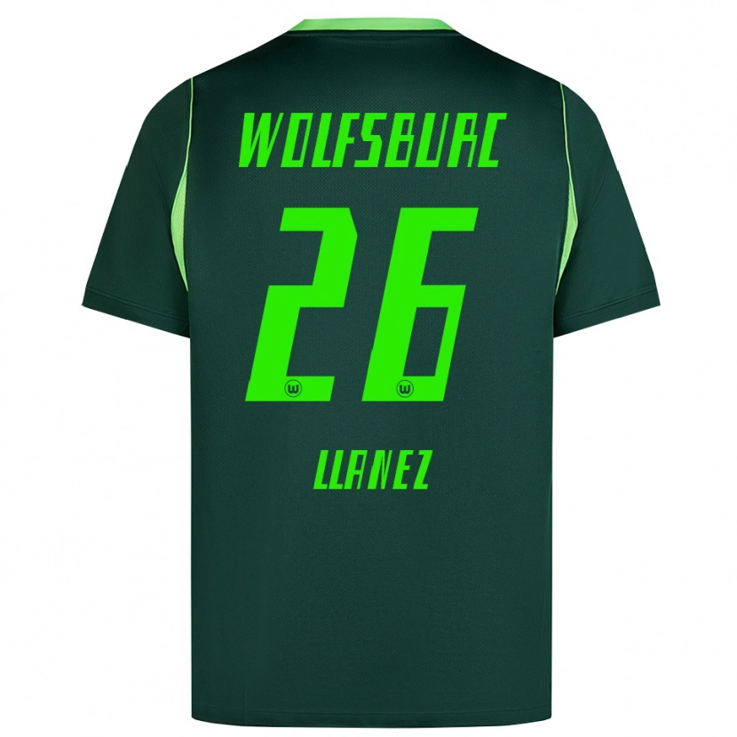 Danxen Herren Ulysses Llanez #26 Dunkelgrün Weiß Heimtrikot Trikot 2026/27 T-Shirt Schweiz