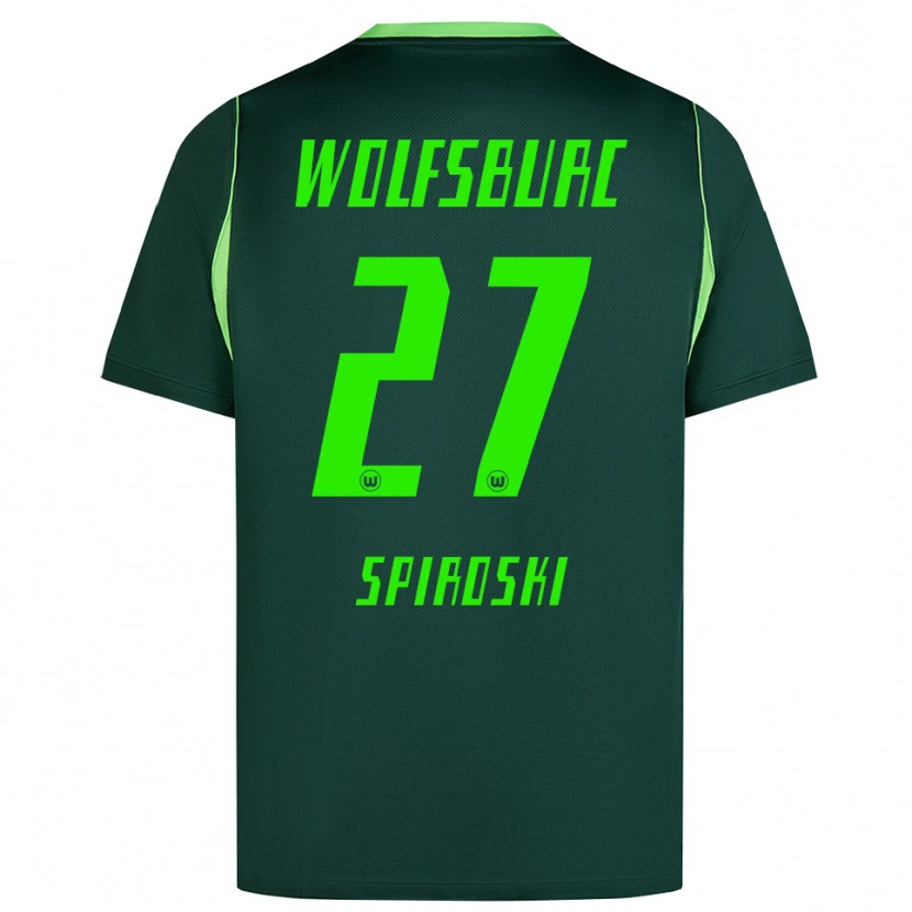 Danxen Herren Luka Spiroski #27 Dunkelgrün Weiß Heimtrikot Trikot 2026/27 T-Shirt Schweiz