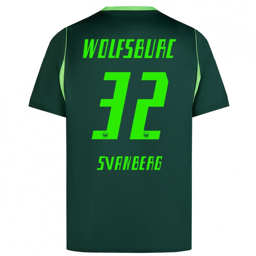 Danxen Herren Mattias Svanberg #32 Dunkelgrün Weiß Heimtrikot Trikot 2026/27 T-Shirt Schweiz