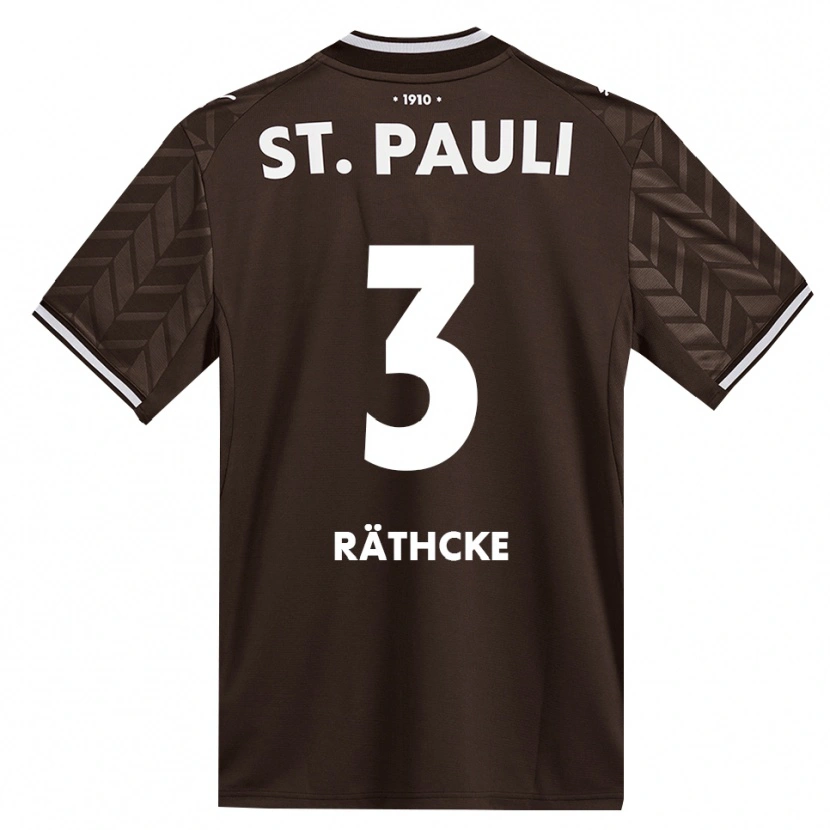 Danxen Herren Ole Räthcke #3 Kaffee Weiß Heimtrikot Trikot 2026/27 T-Shirt Schweiz