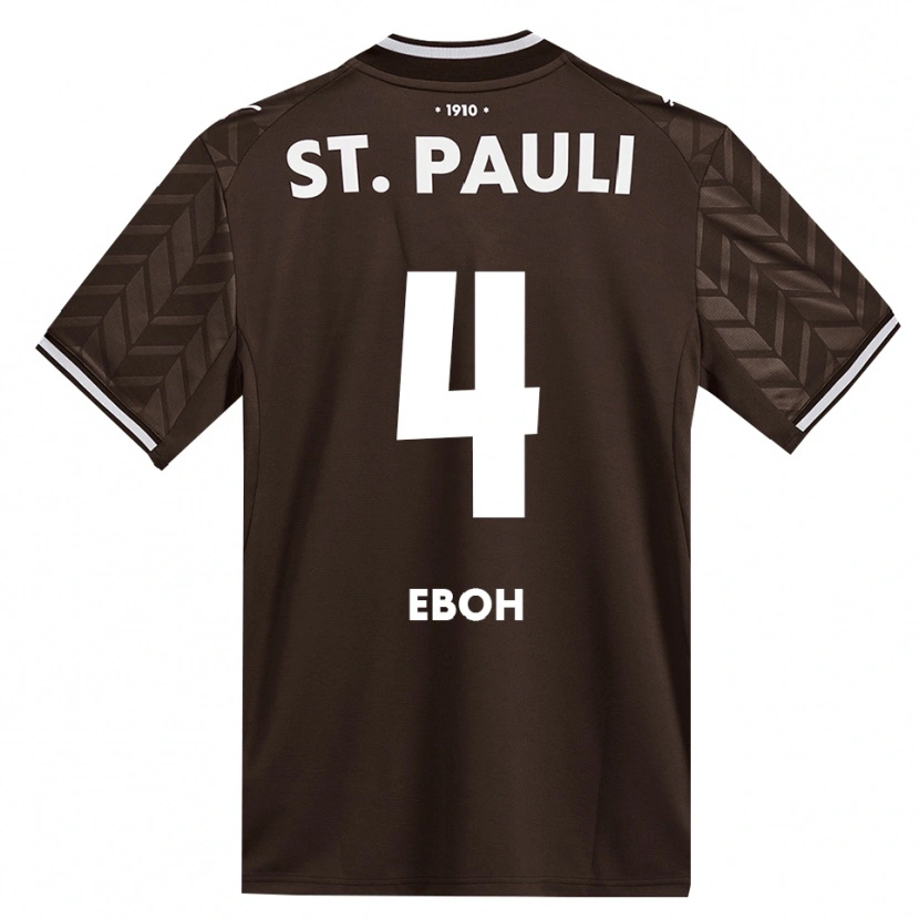 Danxen Herren Emmanuel Eboh #4 Kaffee Weiß Heimtrikot Trikot 2026/27 T-Shirt Schweiz