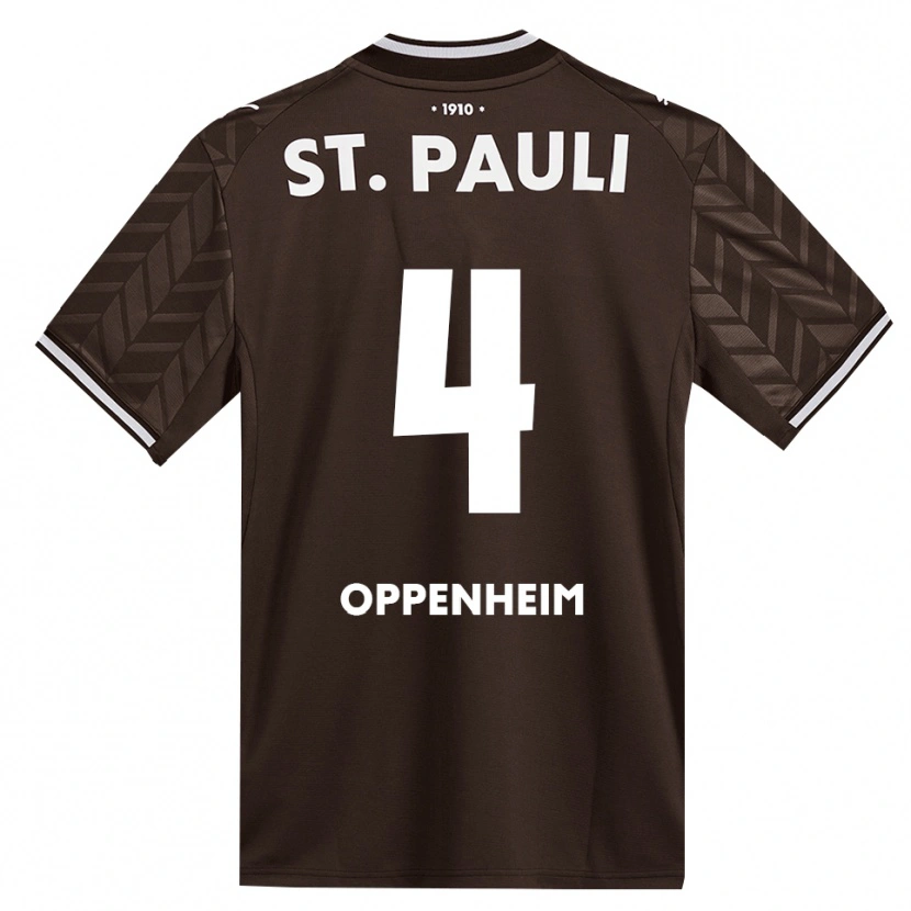 Danxen Herren Merle Oppenheim #4 Kaffee Weiß Heimtrikot Trikot 2026/27 T-Shirt Schweiz