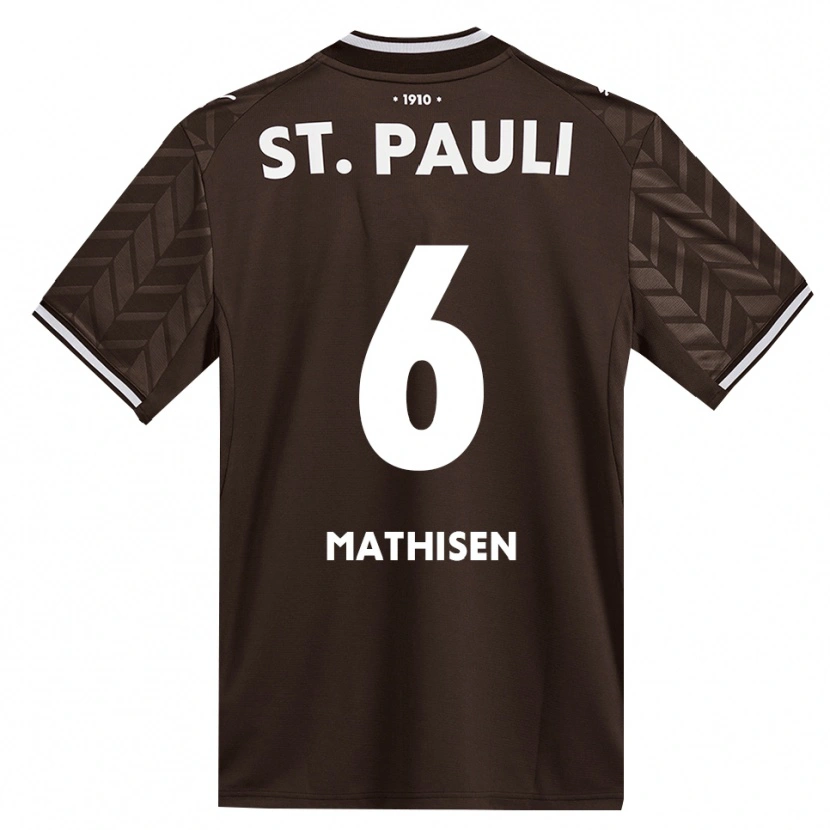 Danxen Herren Marcus Mathisen #6 Kaffee Weiß Heimtrikot Trikot 2026/27 T-Shirt Schweiz