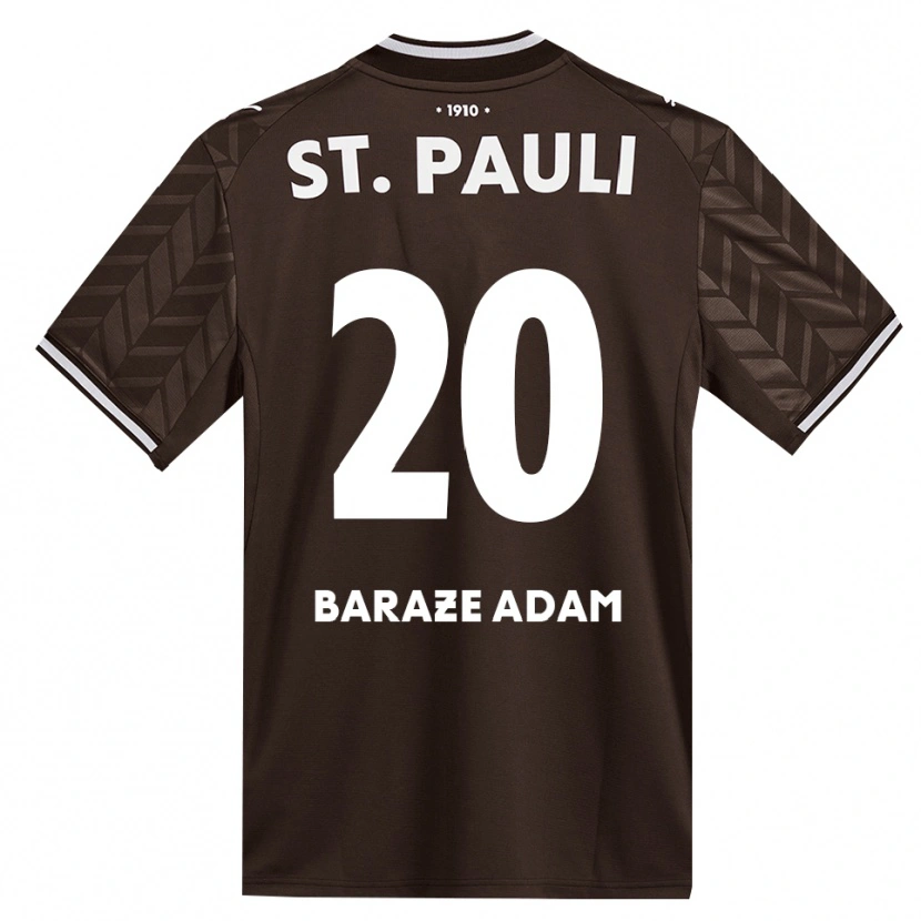 Danxen Herren Isma Baraze Adam #20 Kaffee Weiß Heimtrikot Trikot 2026/27 T-Shirt Schweiz