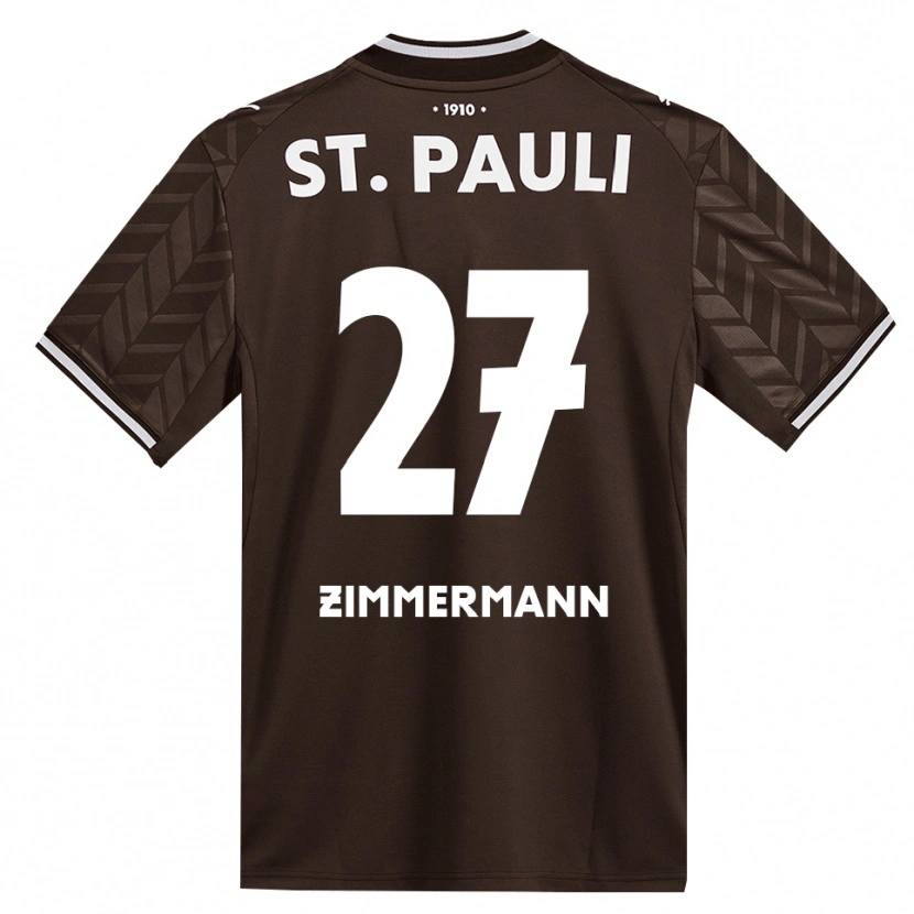 Danxen Herren Tara Zimmermann #27 Kaffee Weiß Heimtrikot Trikot 2026/27 T-Shirt Schweiz
