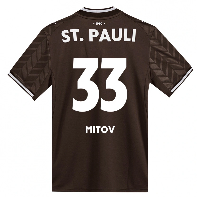 Danxen Herren Dimitar Mitov #33 Kaffee Weiß Heimtrikot Trikot 2026/27 T-Shirt Schweiz