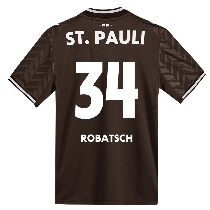Danxen Herren Jannik Robatsch #34 Kaffee Weiß Heimtrikot Trikot 2026/27 T-Shirt Schweiz