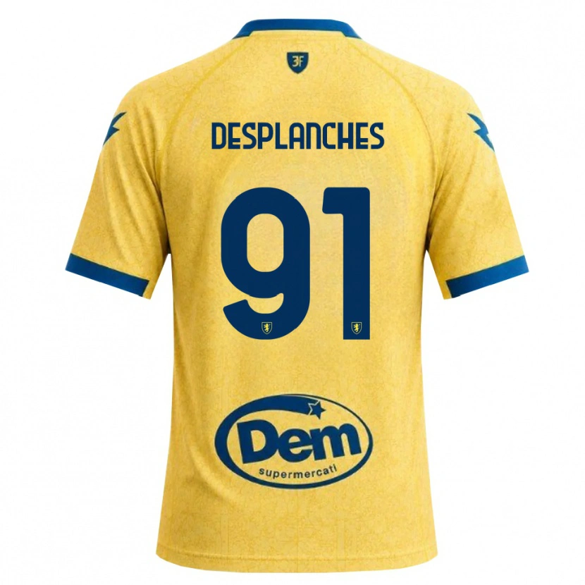 Danxen Herren Sebastiano Desplanches #91 Khaki Schwarz Blau Heimtrikot Trikot 2026/27 T-Shirt Schweiz
