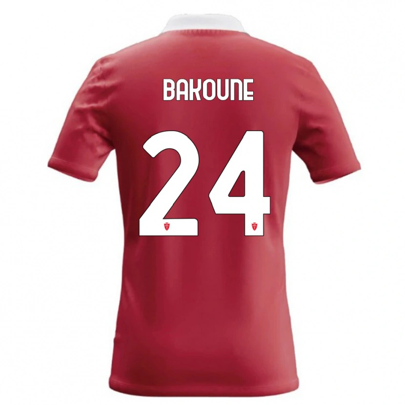 Danxen Herren Adam Bakoune #24 Rot Weiß Heimtrikot Trikot 2026/27 T-Shirt Schweiz