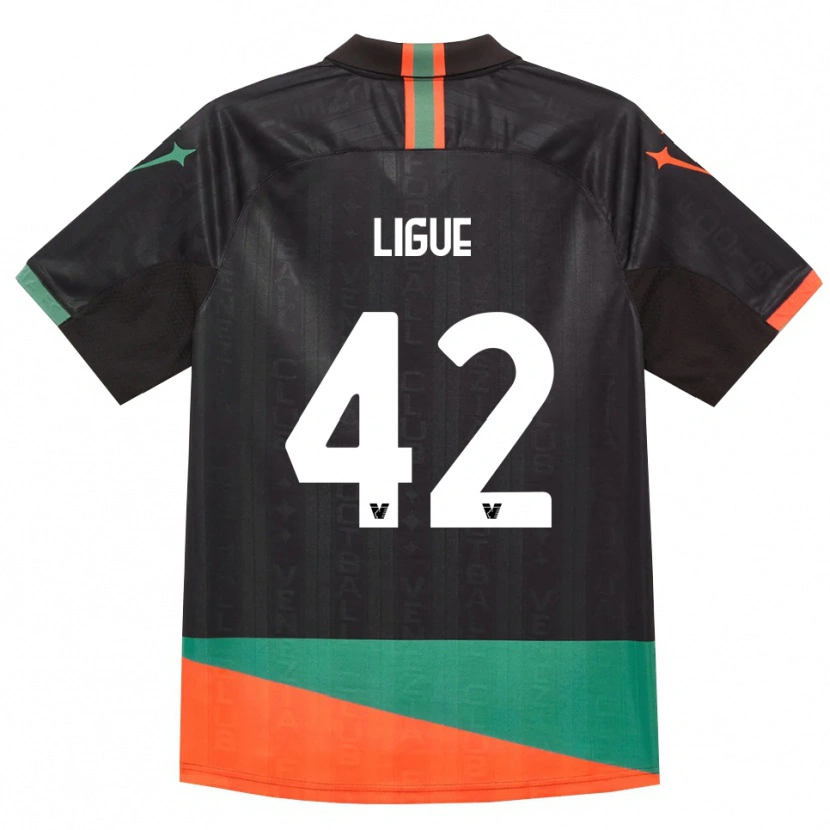 Danxen Herren Junior Ligue #42 Schwarz Orange Grün Heimtrikot Trikot 2026/27 T-Shirt Schweiz