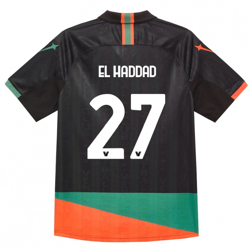 Danxen Herren Saad El Haddad #27 Schwarz Orange Grün Heimtrikot Trikot 2026/27 T-Shirt Schweiz