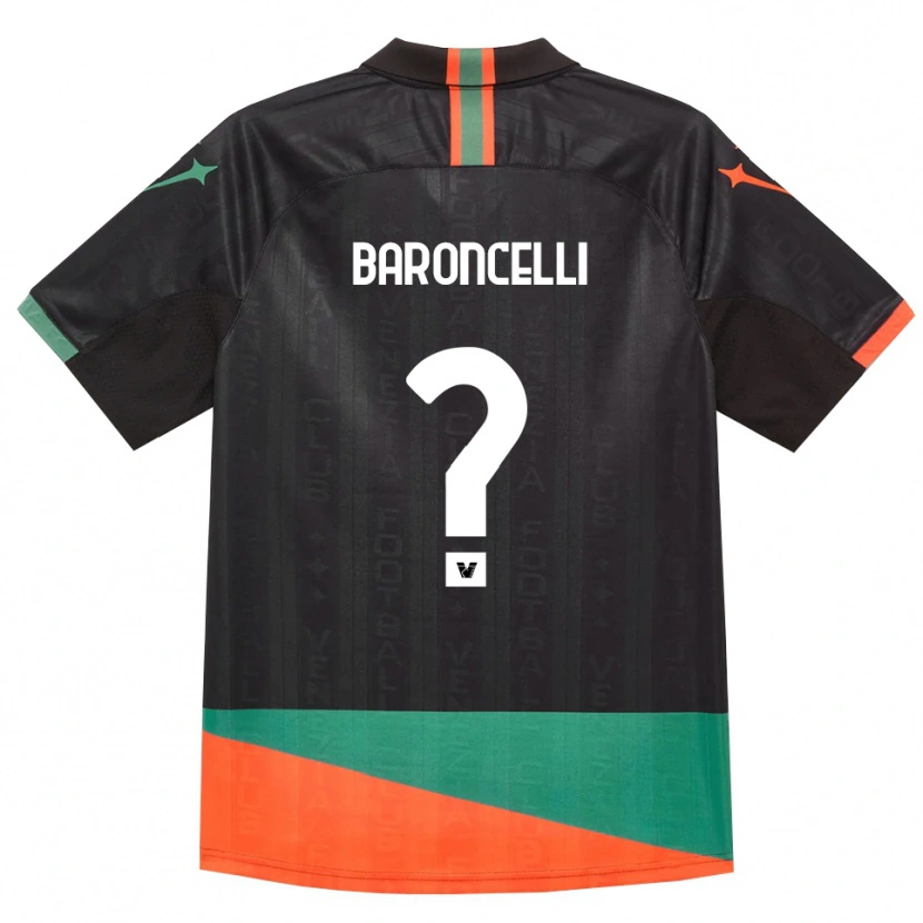 Danxen Herren Andrea Baroncelli #0 Schwarz Orange Grün Heimtrikot Trikot 2026/27 T-Shirt Schweiz