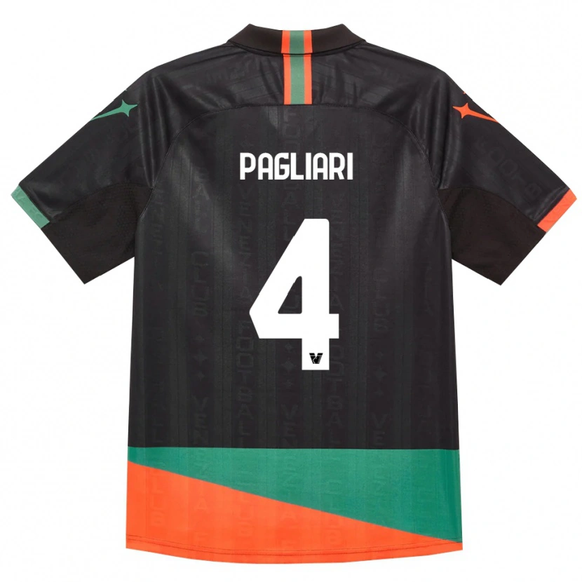 Danxen Herren Alessandro Pagliari #4 Schwarz Orange Grün Heimtrikot Trikot 2026/27 T-Shirt Schweiz