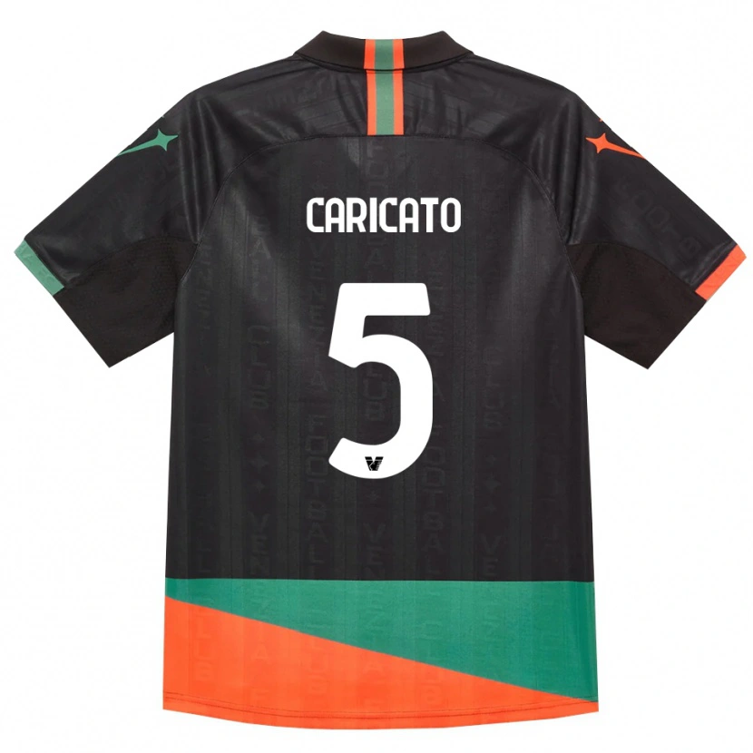 Danxen Herren Tiziano Caricato #5 Schwarz Orange Grün Heimtrikot Trikot 2026/27 T-Shirt Schweiz