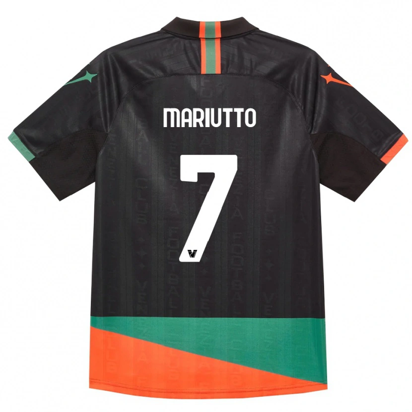 Danxen Herren Francesco Mariutto #7 Schwarz Orange Grün Heimtrikot Trikot 2026/27 T-Shirt Schweiz