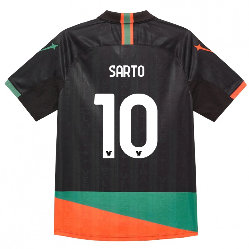 Danxen Herren Gabriel Sarto #10 Schwarz Orange Grün Heimtrikot Trikot 2026/27 T-Shirt Schweiz