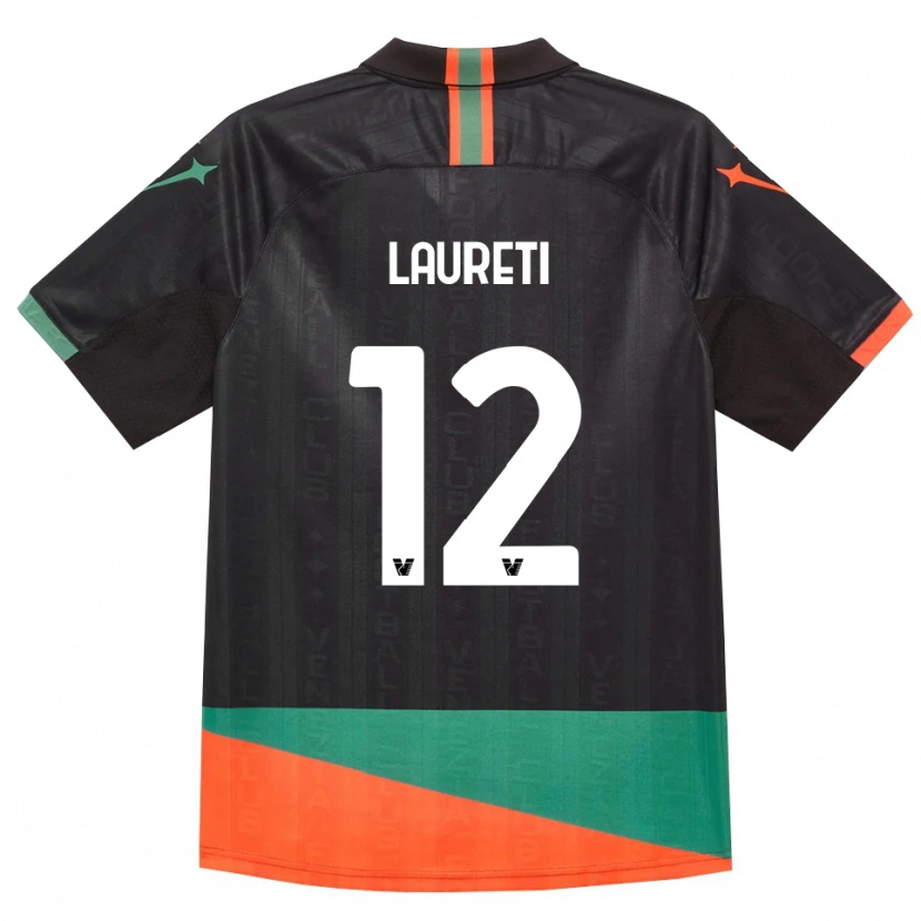 Danxen Herren Tommaso Laureti #12 Schwarz Orange Grün Heimtrikot Trikot 2026/27 T-Shirt Schweiz