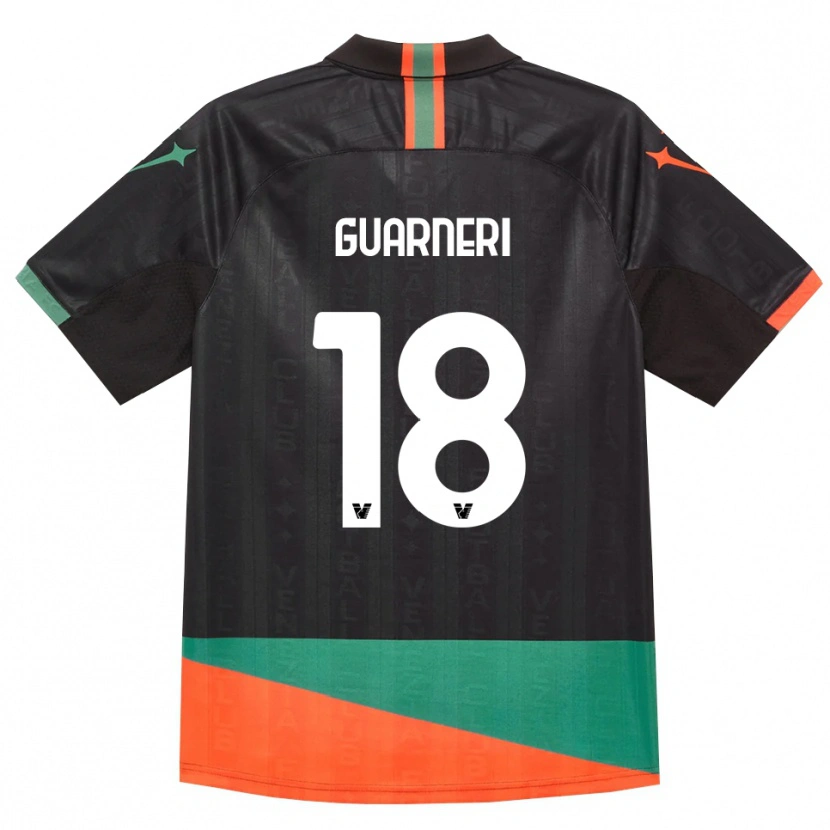 Danxen Herren Davide Guarneri #18 Schwarz Orange Grün Heimtrikot Trikot 2026/27 T-Shirt Schweiz