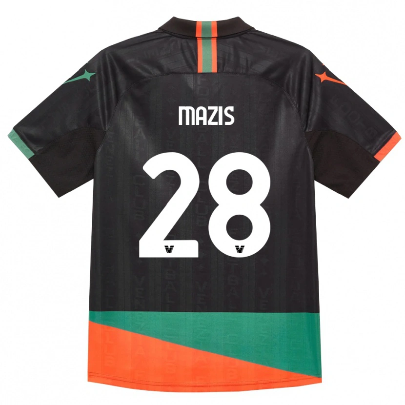 Danxen Herren Francesca Mazis #28 Schwarz Orange Grün Heimtrikot Trikot 2026/27 T-Shirt Schweiz