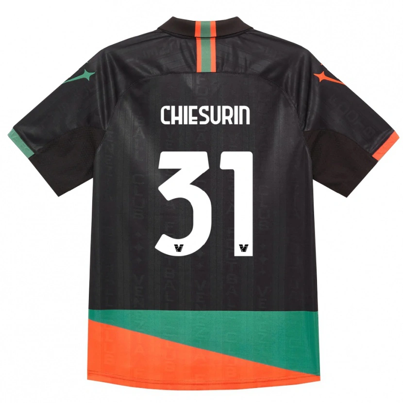 Danxen Herren Alberto Chiesurin #31 Schwarz Orange Grün Heimtrikot Trikot 2026/27 T-Shirt Schweiz