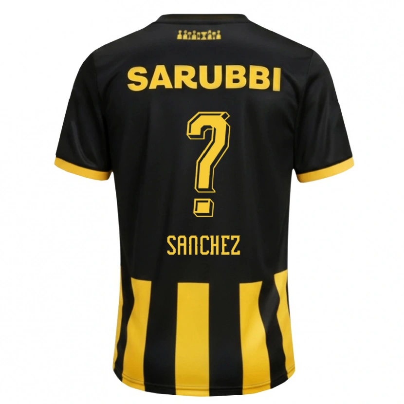 Danxen Herren Juan Sanchez #0 Schwarz Gelb Heimtrikot Trikot 2026/27 T-Shirt Schweiz