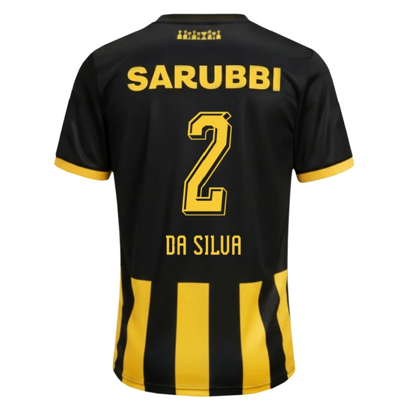 Danxen Herren Gabriel Da Silva #2 Schwarz Gelb Heimtrikot Trikot 2026/27 T-Shirt Schweiz