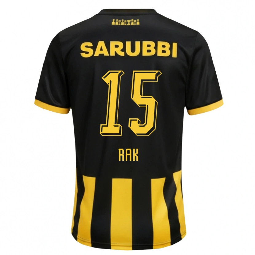 Danxen Herren Yonatthan Rak #15 Schwarz Gelb Heimtrikot Trikot 2026/27 T-Shirt Schweiz