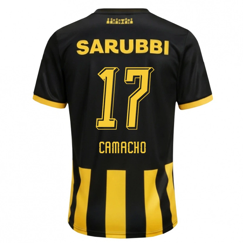 Danxen Herren Sebastián Camacho #17 Schwarz Gelb Heimtrikot Trikot 2026/27 T-Shirt Schweiz