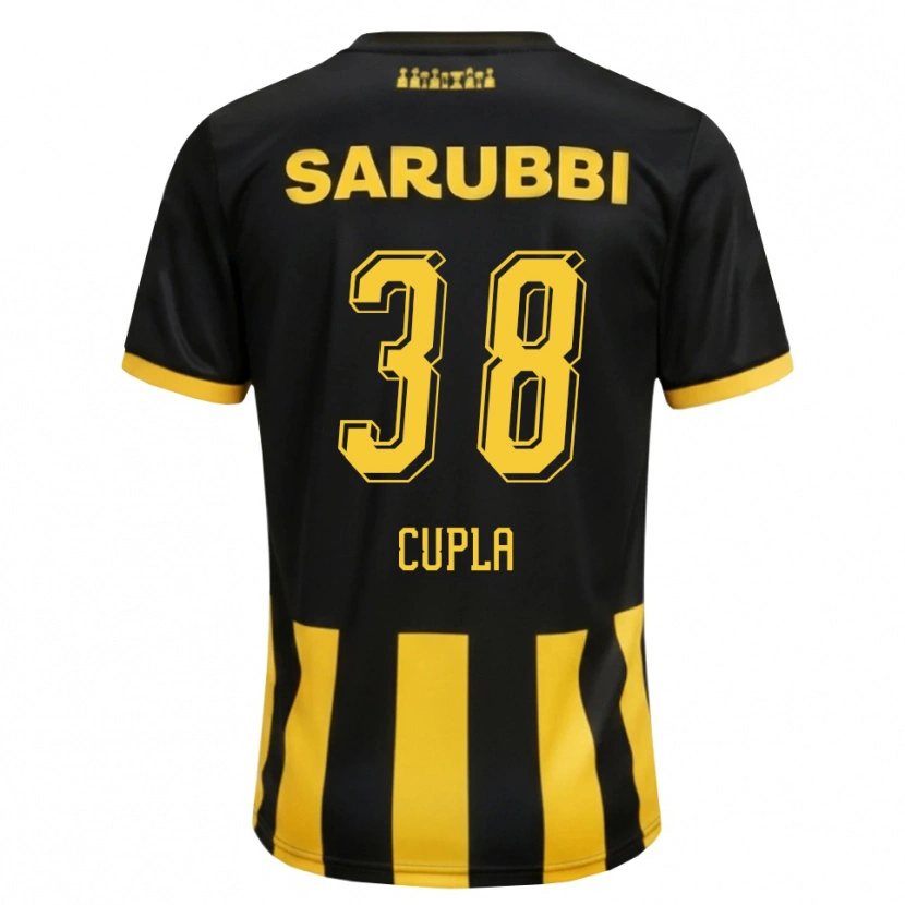 Danxen Herren Renzo Cupla #38 Schwarz Gelb Heimtrikot Trikot 2026/27 T-Shirt Schweiz