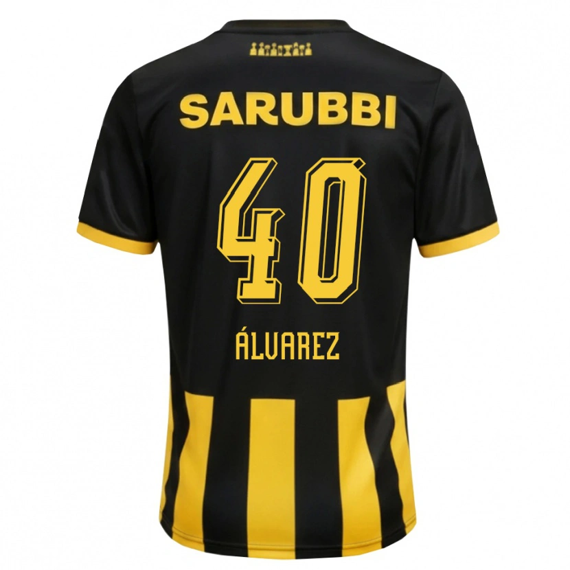 Danxen Herren Brandon Álvarez #40 Schwarz Gelb Heimtrikot Trikot 2026/27 T-Shirt Schweiz