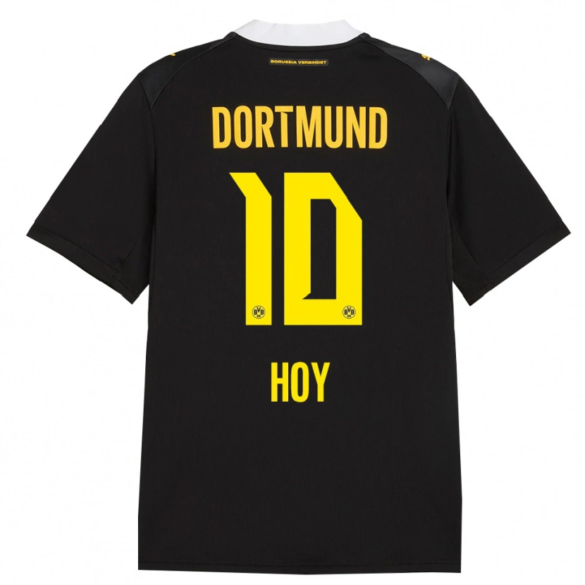 Danxen Herren Justin Hoy #10 Schwarz Rot Gelb Auswärtstrikot Trikot 2026/27 T-Shirt Schweiz
