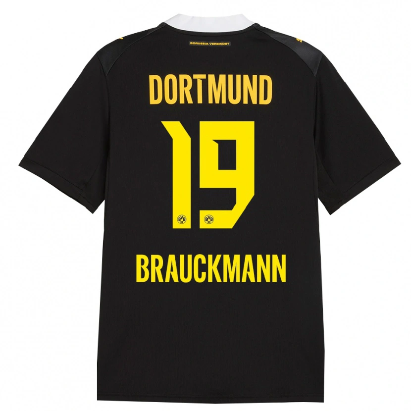 Danxen Herren Mats Brauckmann #19 Schwarz Rot Gelb Auswärtstrikot Trikot 2026/27 T-Shirt Schweiz