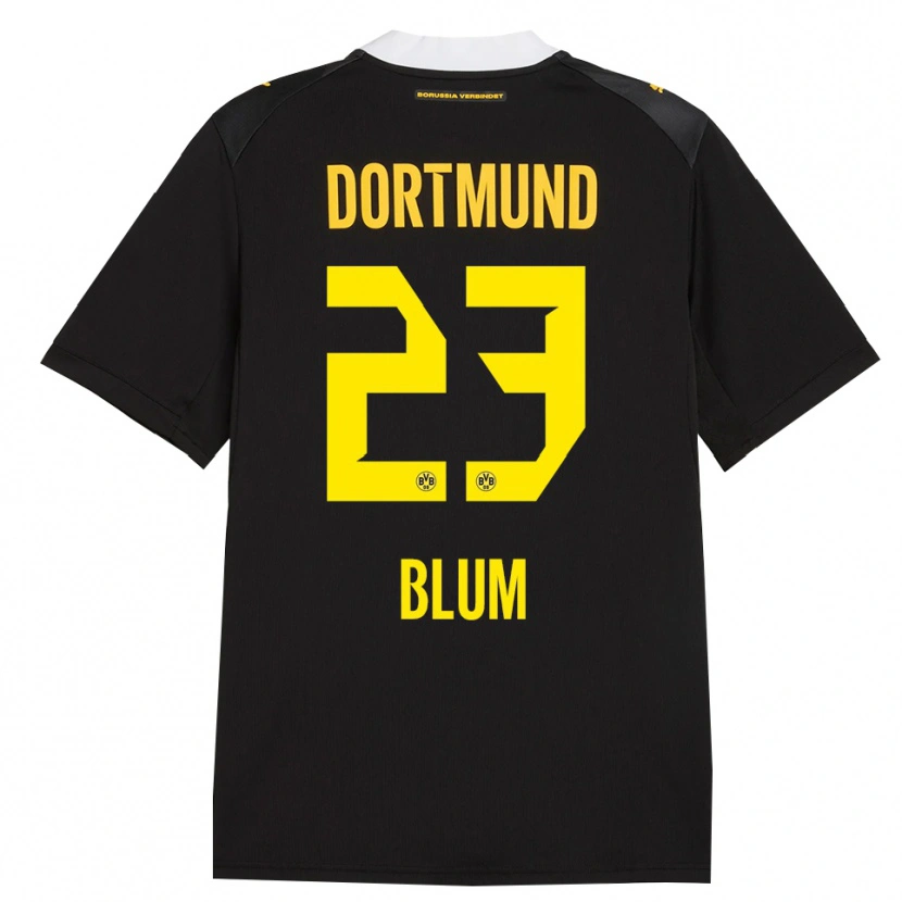 Danxen Herren Caroline Blum #23 Schwarz Rot Gelb Auswärtstrikot Trikot 2026/27 T-Shirt Schweiz
