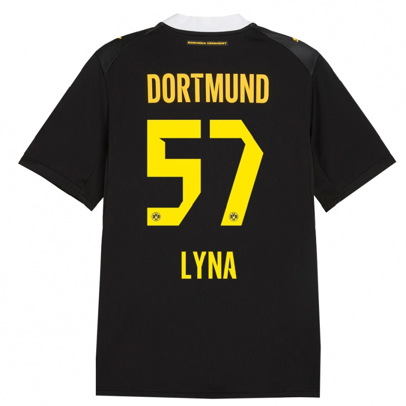 Danxen Herren Schwarz Lyna #57 Schwarz Rot Gelb Auswärtstrikot Trikot 2026/27 T-Shirt Schweiz