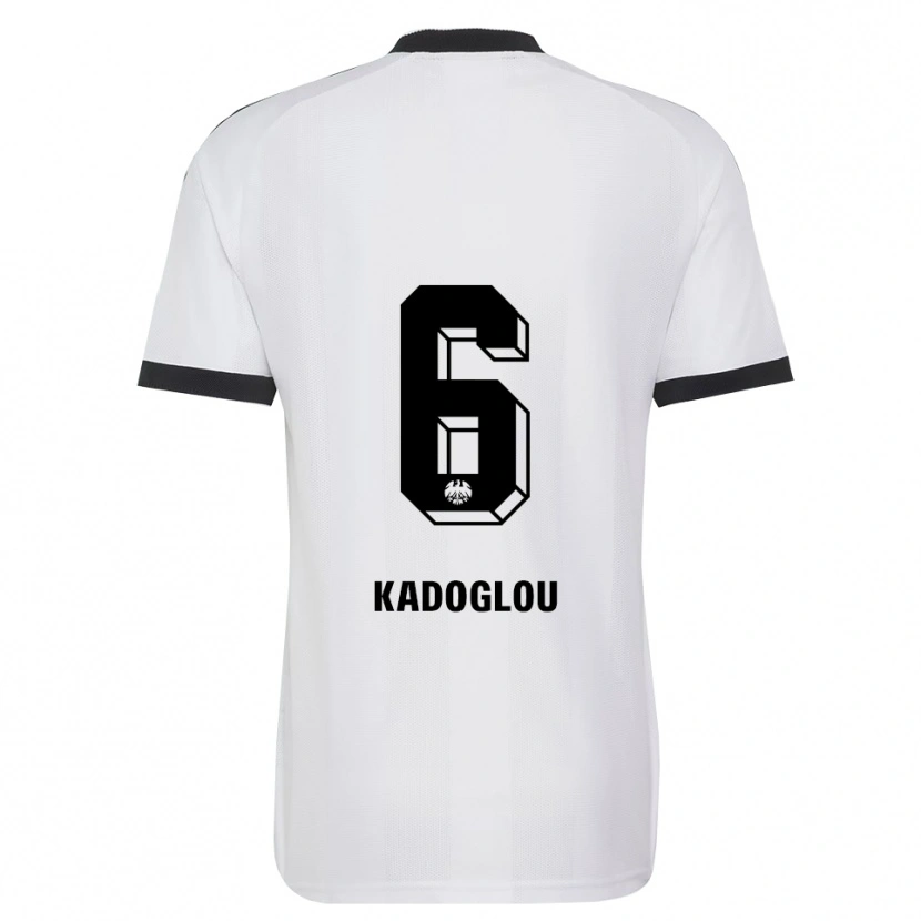 Danxen Herren Alexandros Kadoglou #6 Schwarz Weiß Auswärtstrikot Trikot 2026/27 T-Shirt Schweiz