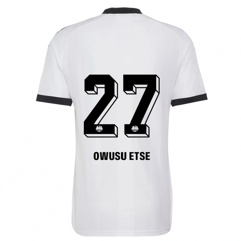 Danxen Herren Collin Owusu Etse #27 Schwarz Weiß Auswärtstrikot Trikot 2026/27 T-Shirt Schweiz