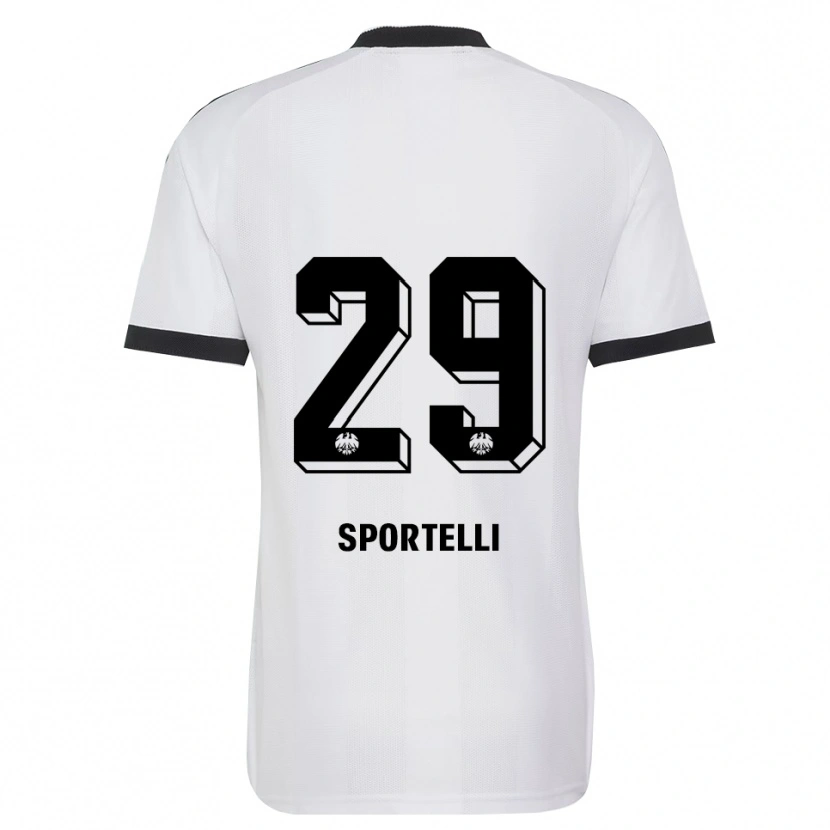 Danxen Herren Flavio Sportelli #29 Schwarz Weiß Auswärtstrikot Trikot 2026/27 T-Shirt Schweiz